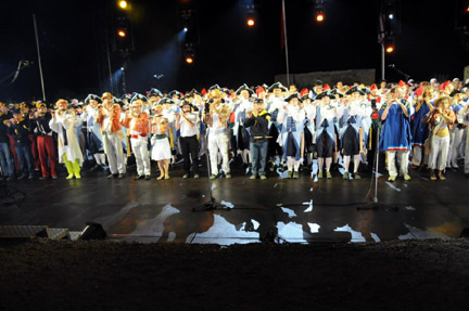 Towpath Volunteers Fife and Drum Corps to France