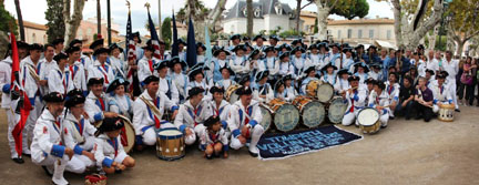 Towpath Volunteers Fife and Drum Corps to France