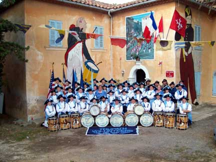 Towpath Volunteers Fife and Drum Corps to France
